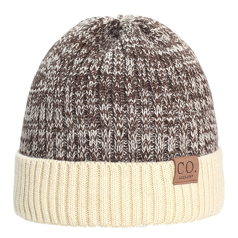 Winter Couple Thickened Knitted Hat Windproof and Warm Fleece Hat