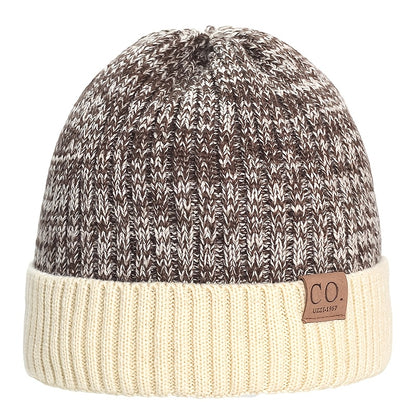 Winter Couple Thickened Knitted Hat Windproof and Warm Fleece Hat